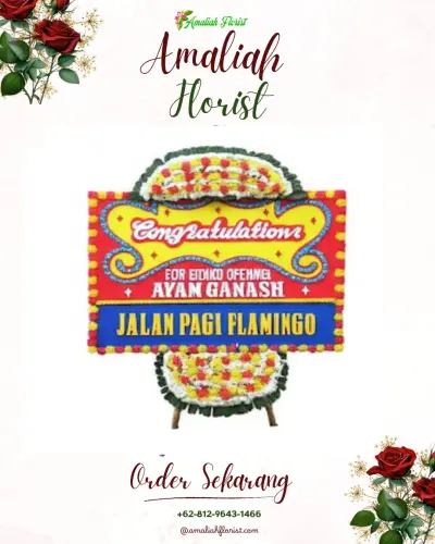 Bunga Papan Congratulation di Tumumpa Dua